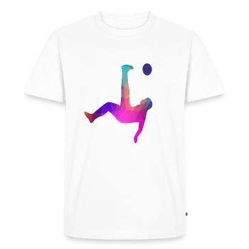 Équipe de football - T-shirt Premium bio Homme - blanc - Devant - Nico (187cm)