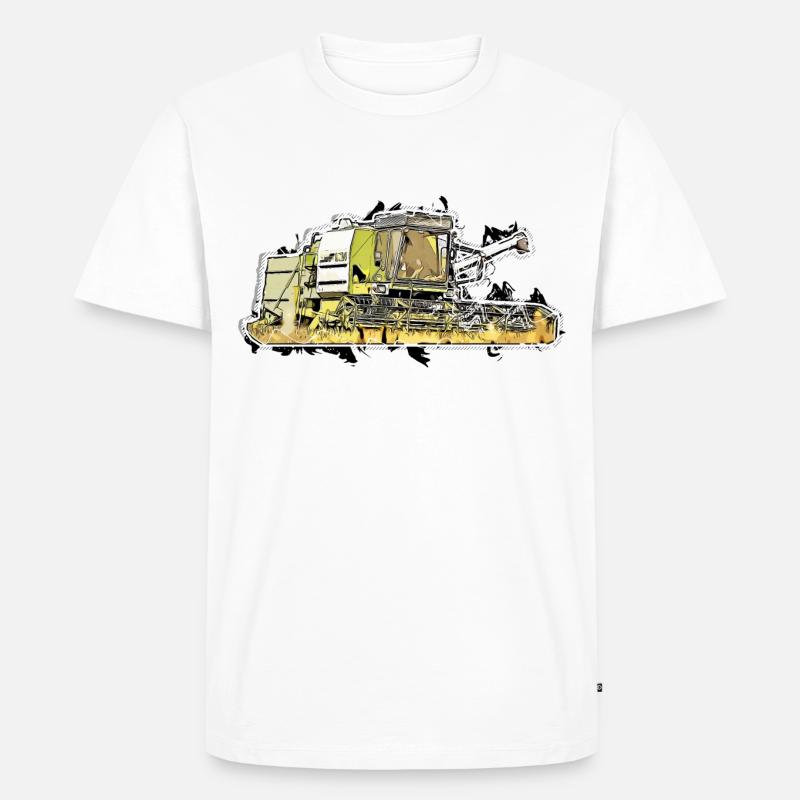 E514 - Männer Premium Bio T-Shirt - Weiß
