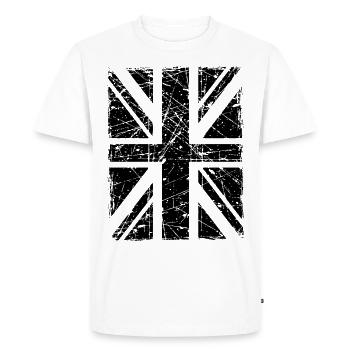 Union Jack - T-shirt Premium bio Homme - blanc - Devant - Nico (187cm)