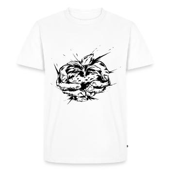 Vie terrestre Protection de l’environnement Protection du climat - T-shirt Premium bio Homme - blanc - Devant - Nico (187cm)