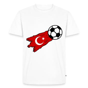 The footballers from Turkey - Men's Premium Organic T-Shirt - white - Front - Nico (187cm)