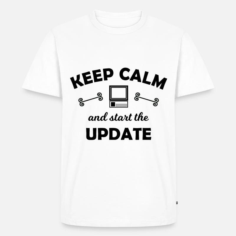 Die Programmierer - Männer Premium Bio T-Shirt - Weiß