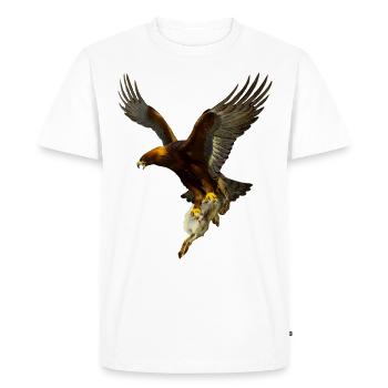 aigle - T-shirt Premium bio Homme - blanc - Devant - Nico (187cm)