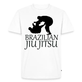 brazilian jiu jitsu - Men's Premium Organic T-Shirt - white - Front - Nico (187cm)