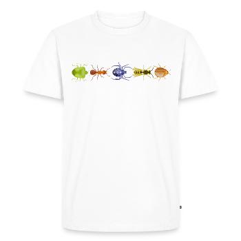 Insects collection insect spider bee ant shirt - Men's Premium Organic T-Shirt - white - Front - Nico (187cm)