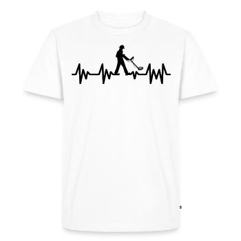 Probe cardiogam metal detector - Men's Premium Organic T-Shirt - white - Front - Nico (187cm)