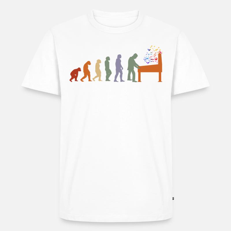 Flipper Flipperautomat Arcade Game Retro - Männer Premium Bio T-Shirt - Weiß