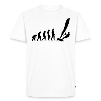 Planche à voile planche à voile planche à - T-shirt Premium bio Homme - blanc - Devant - Nico (187cm)