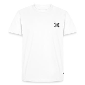 logo - T-shirt Premium bio Homme - blanc - Devant - Nico (187cm)