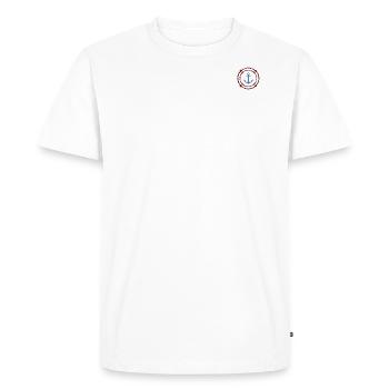 Ancrer dans le nœud - T-shirt Premium bio Homme - blanc - Devant - Nico (187cm)