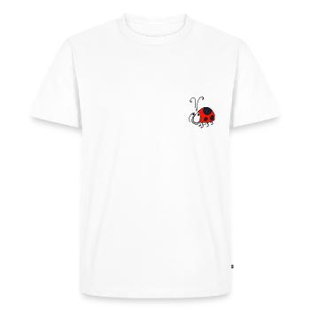 Coccinelle - T-shirt Premium bio Homme - blanc - Devant - Nico (187cm)