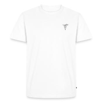 Design de la marque Federicus - T-shirt Premium bio Homme - blanc - Devant - Nico (187cm)