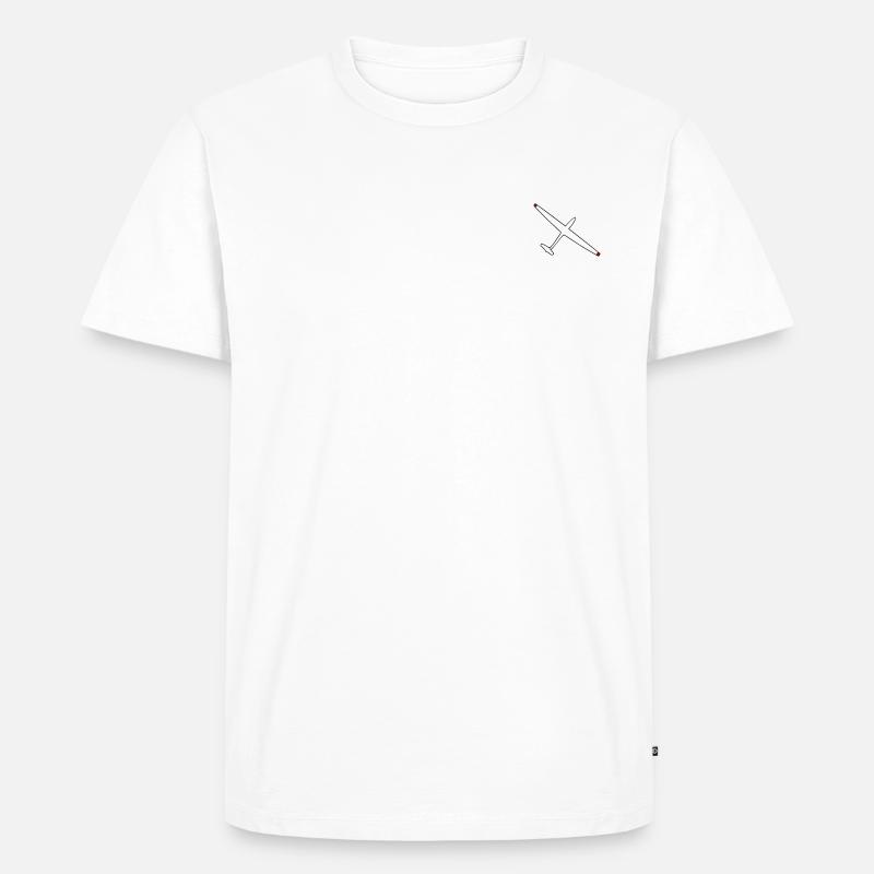 glider - Männer Premium Bio T-Shirt - Weiß
