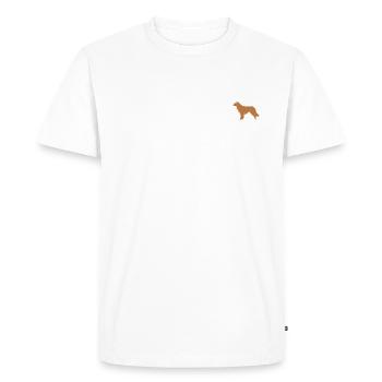 Nova Scotia Duck Tolling Retriever - Men's Premium Organic T-Shirt - white - Front - Nico (187cm)