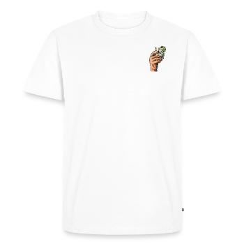 Gin - T-shirt Premium bio Homme - blanc - Devant - Nico (187cm)