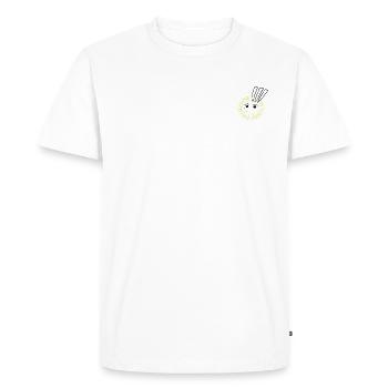 Éclat Expressif - T-shirt Premium bio Homme - blanc - Devant - Nico (187cm)