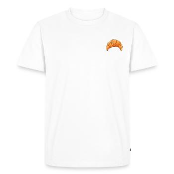 Croissant - Männer Premium Bio T-Shirt - Weiß - Vorne - Nico (187cm)
