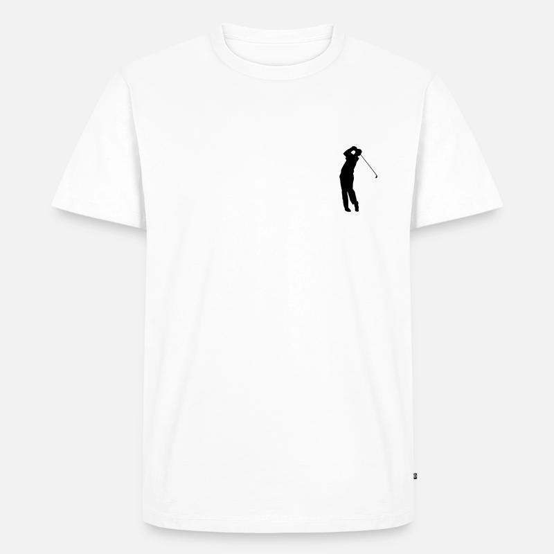 golfeurs - T-shirt Premium bio Homme - blanc
