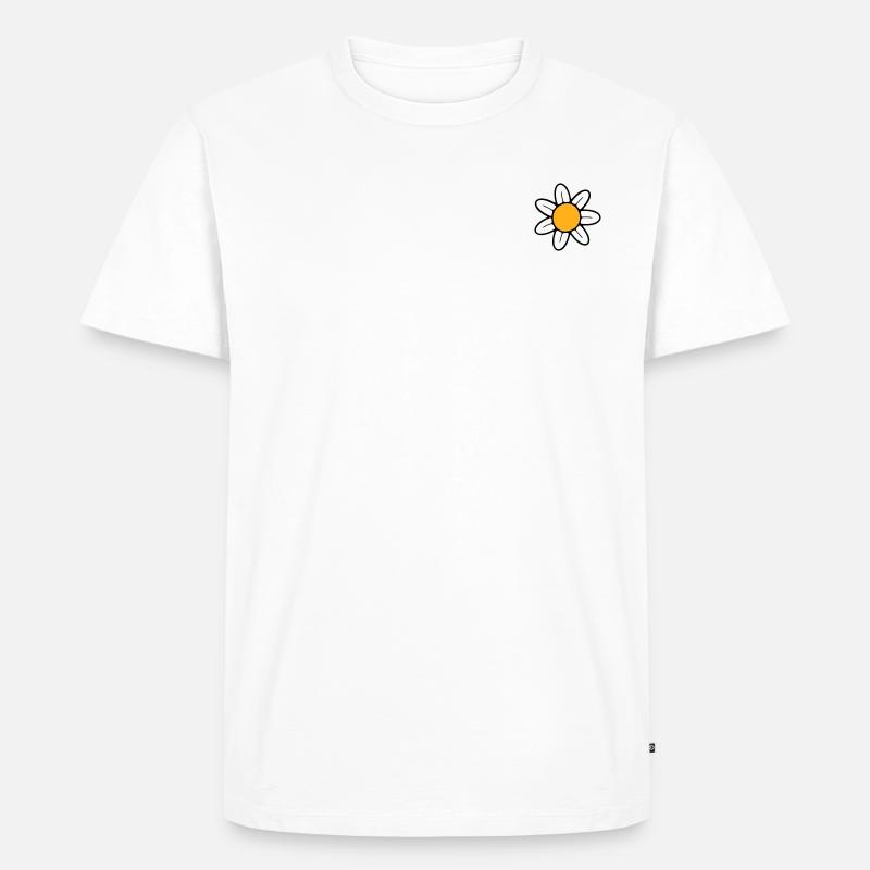 Fleur - T-shirt Premium bio Homme - blanc