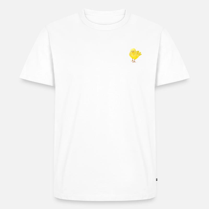 Küken - Männer Premium Bio T-Shirt - Weiß