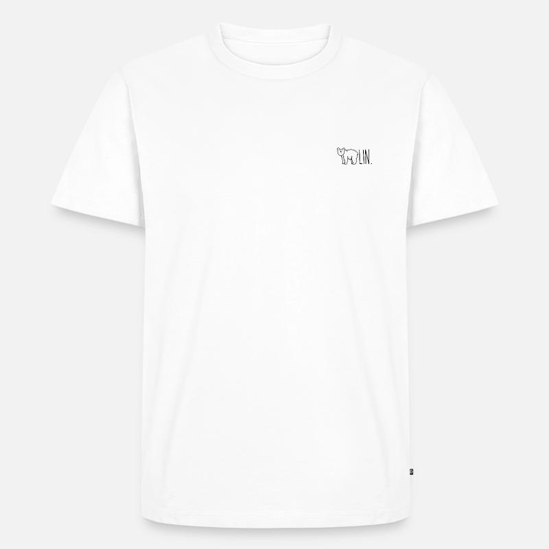Berlin oder auch BÄRlin. - Männer Premium Bio T-Shirt - Weiß