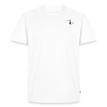 It is what it is Duck - Men's Premium Organic T-Shirt - white - Front - Nico (187cm)