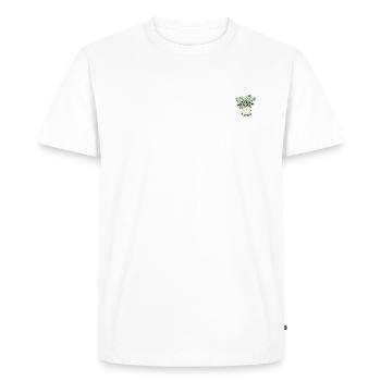 Plante d’intérieur - T-shirt Premium bio Homme - blanc - Devant - Nico (187cm)