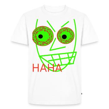 Drôle de sort pour les jeunes cadeaux enfants - T-shirt Premium bio Homme - blanc - Devant - Nico (187cm)