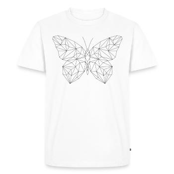Papillon - T-shirt Premium bio Homme - blanc - Devant - Nico (187cm)
