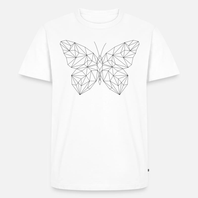 Papillon - T-shirt Premium bio Homme - blanc
