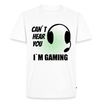 Jeux - T-shirt Premium bio Homme - blanc - Devant - Nico (187cm)