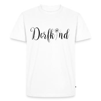 dorfkind pusteblume - Men's Premium Organic T-Shirt - white - Front - Nico (187cm)