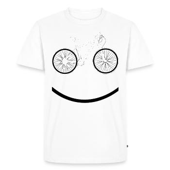 Cadeau de vélo drôle de vélo de montagne - T-shirt Premium bio Homme - blanc - Devant - Nico (187cm)