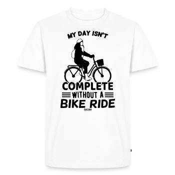 Mother's Day Bike Tour Girls Mountain Bike - Men's Premium Organic T-Shirt - white - Front - Nico (187cm)