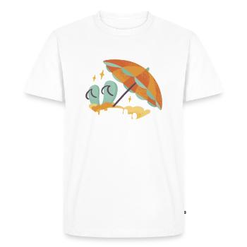 Hawaii Vacation Aloha Cadeau hawaïen d’été - T-shirt Premium bio Homme - blanc - Devant - Nico (187cm)
