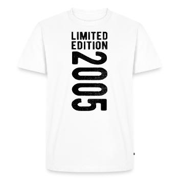 limited edition 2005 - Men's Premium Organic T-Shirt - white - Front - Nico (187cm)