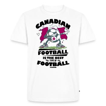 Canada - T-shirt Premium bio Homme - blanc - Devant - Nico (187cm)