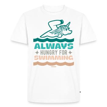 Nager - T-shirt Premium bio Homme - blanc - Devant - Nico (187cm)
