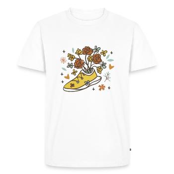 Running Jogging Sport Race Training Gift - T-shirt Premium bio Homme - blanc - Devant - Nico (187cm)