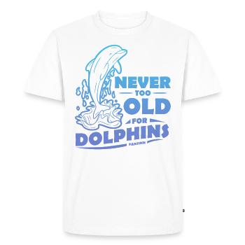 Dauphin - T-shirt Premium bio Homme - blanc - Devant - Nico (187cm)