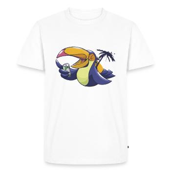 Brazil Rio de Janeiro South America Gift - Men's Premium Organic T-Shirt - white - Front - Nico (187cm)
