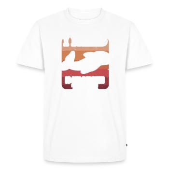 Dolphin Dolphin School Dolphin Dolphinarium de mer des mammifères - T-shirt Premium bio Homme - blanc - Devant - Nico (187cm)