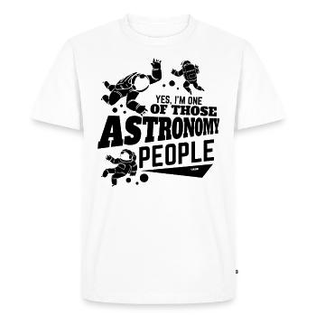 Astronaut in space - Men's Premium Organic T-Shirt - white - Front - Nico (187cm)