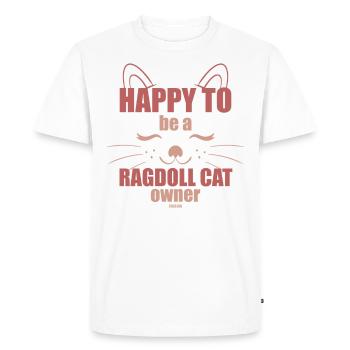 Ragdoll Cat Cat Lovers Kittens - Men's Premium Organic T-Shirt - white - Front - Nico (187cm)