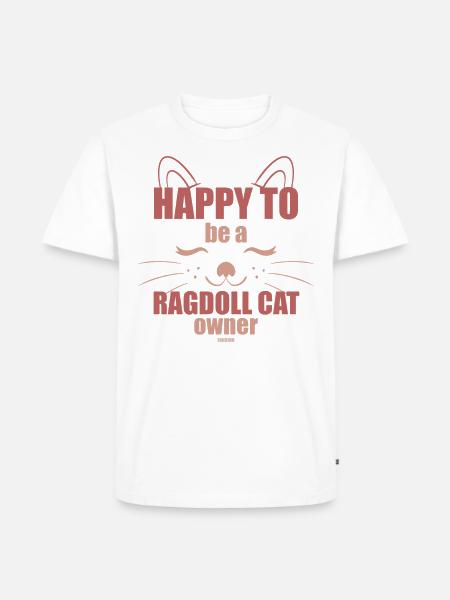Ragdoll Cat Cat Lovers Kittens - Men's Premium Organic T-Shirt - white
