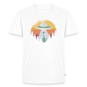 Astronaut Space Non-Irish Peace - Men's Premium Organic T-Shirt - white - Front - Nico (187cm)