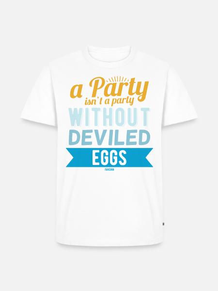 Day of stuffed eggs - Men's Premium Organic T-Shirt - white