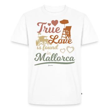 I love Spain and Mallorca - Men's Premium Organic T-Shirt - white - Front - Nico (187cm)