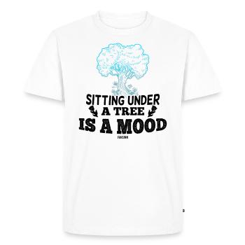 Botany Forest Relaxation Therapy - Men's Premium Organic T-Shirt - white - Front - Nico (187cm)