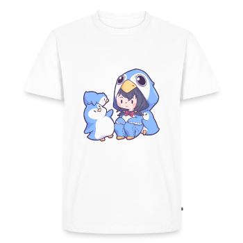 Joli costume de pingouin - T-shirt Premium bio Homme - blanc - Devant - Nico (187cm)